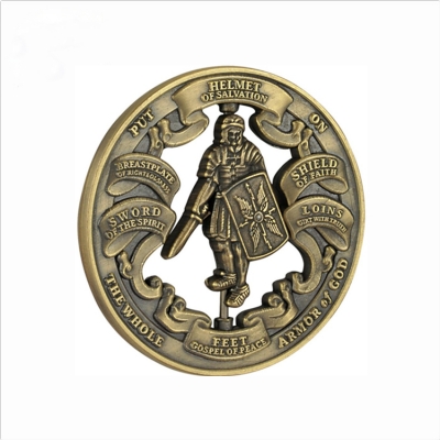 Custom spinner challenge coins