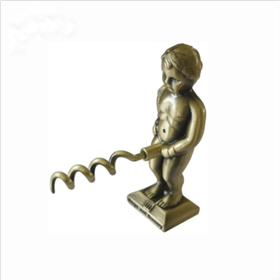 Little boy corkscrew wine opener