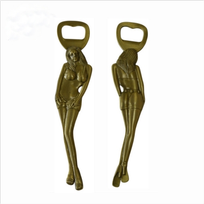 Vintage girl shaped bottle opener