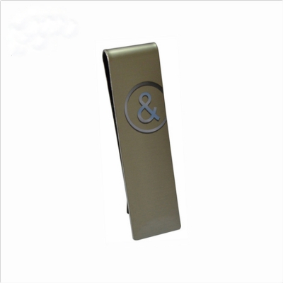 Custom printed logo money clip